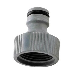 Hose pipe clunk-click connector female thread