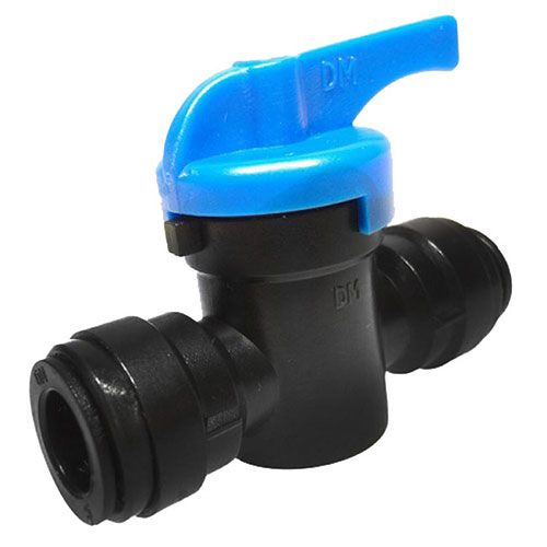 12mm to 12mm Push Fit Tap Valve